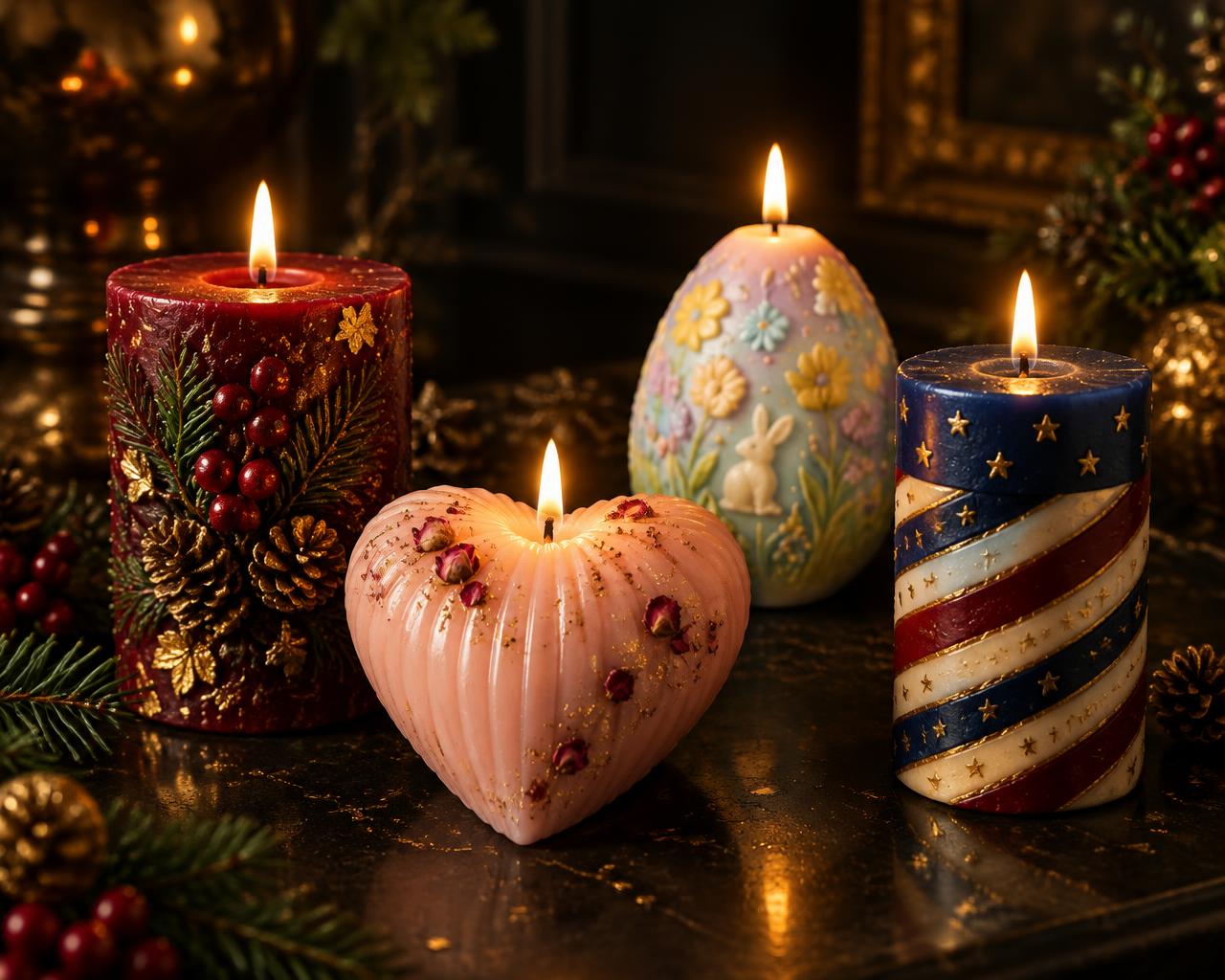 Holiday candles